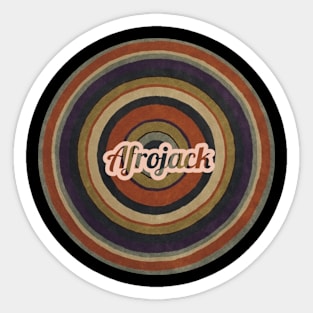 Afrojack / Classic Circle Style Sticker